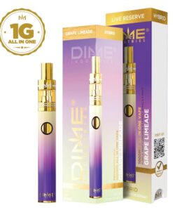 Dime Industries: Grape Limeade Live Reserve 1000mg All in One Device