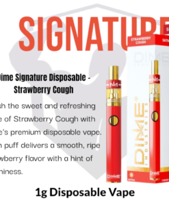 Dime Industries: Strawberry Cough 1000mg All in One Device